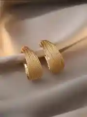 Многослойные серьги кольца, элегантные, вечерние