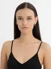 Серьги на Новый год с бантиком