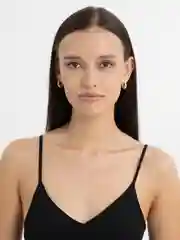 Серьги на Новый год кольца конго