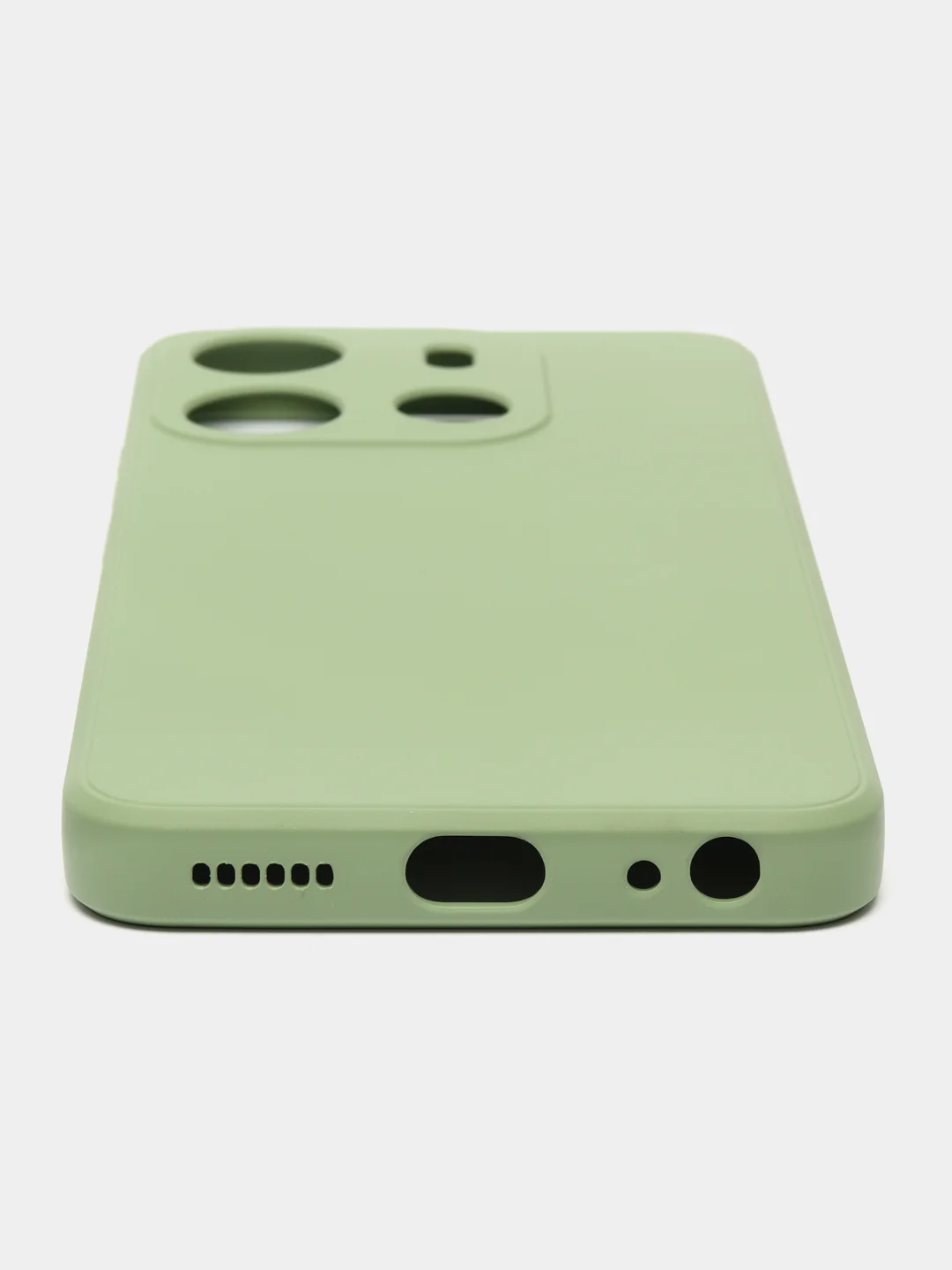 Чехол-накладка Krutoff Silicone Case для INFINIX Smart 7 зелёный