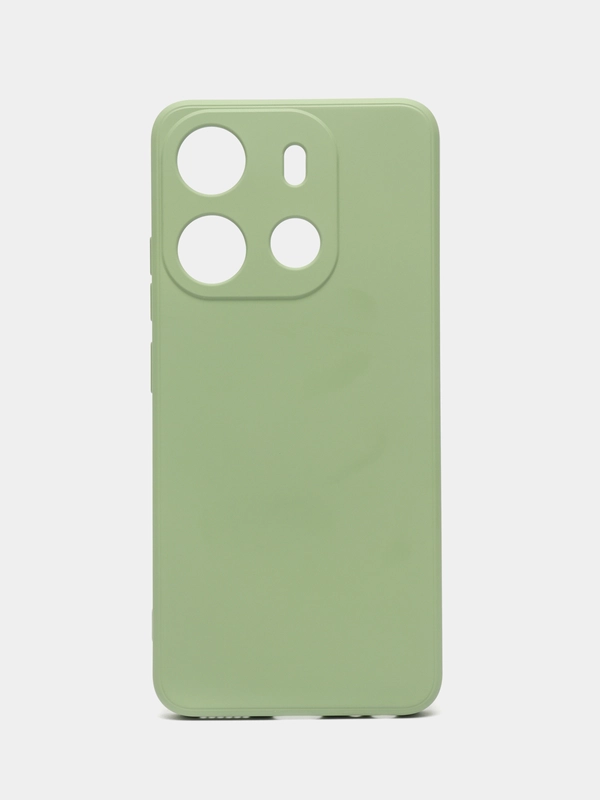 Чехол-накладка Krutoff Silicone Case для INFINIX Smart 7 зелёный