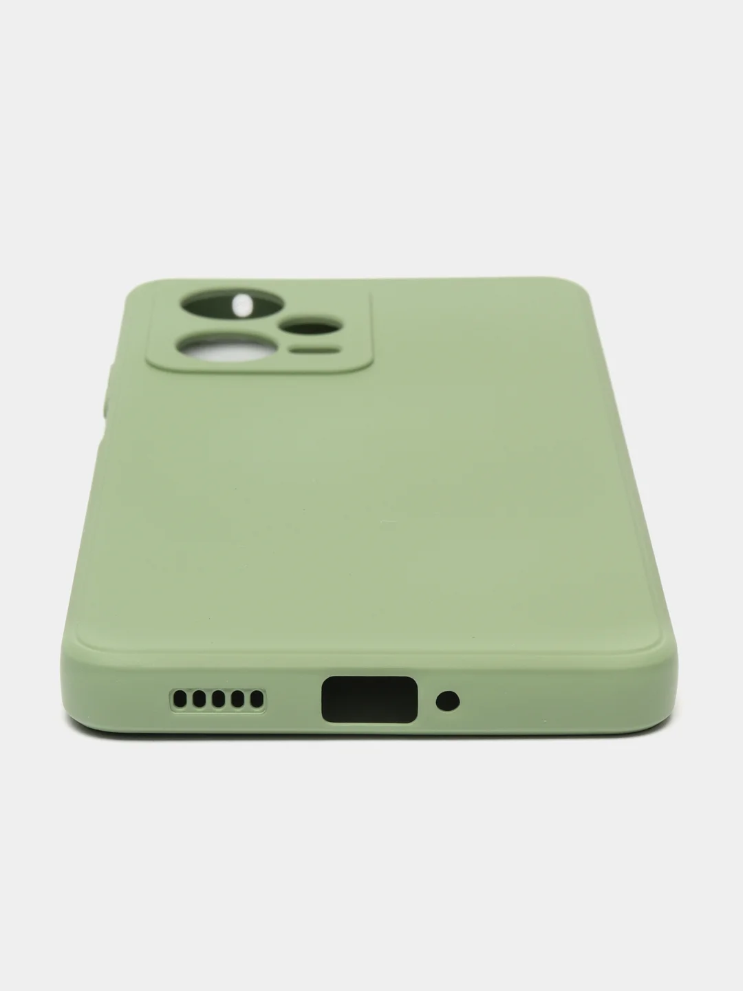 Чехол-накладка Krutoff Silicone Case для Xiaomi Redmi Note 12 Pro 5G зелёный