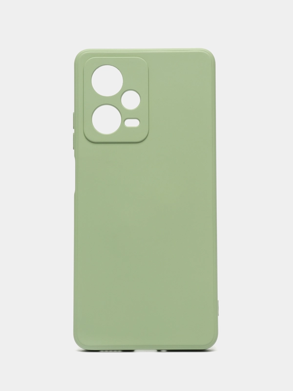 Чехол-накладка Krutoff Silicone Case для Xiaomi Redmi Note 12 Pro 5G зелёный