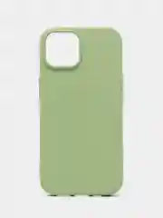 Чехол-накладка Krutoff Silicone Case для iPhone 15 зелёный