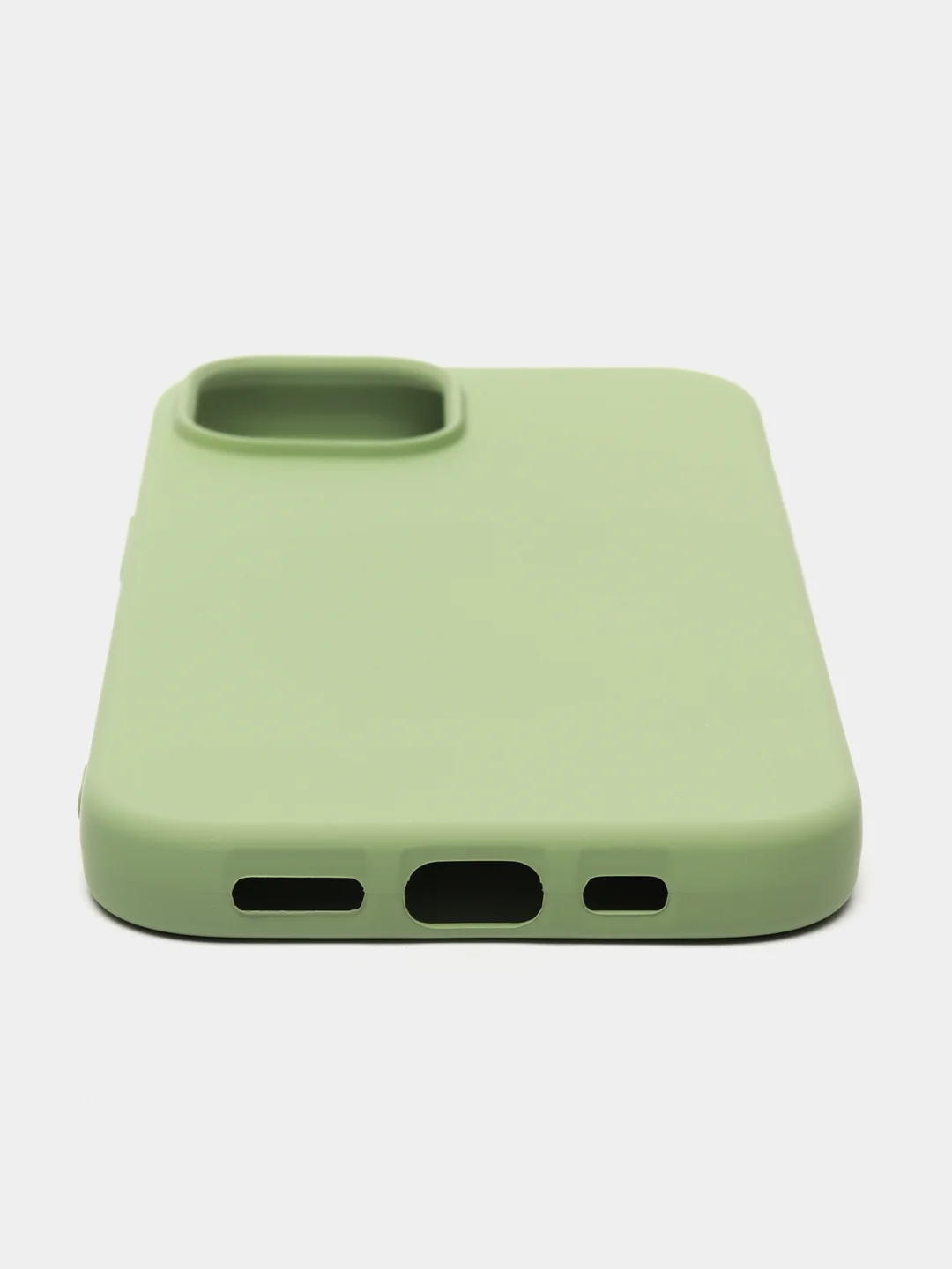 Чехол-накладка Krutoff Silicone Case для iPhone 15 зелёный