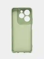 Чехол-накладка Krutoff Silicone Case для INFINIX Hot 40/ 40 Pro зелёный