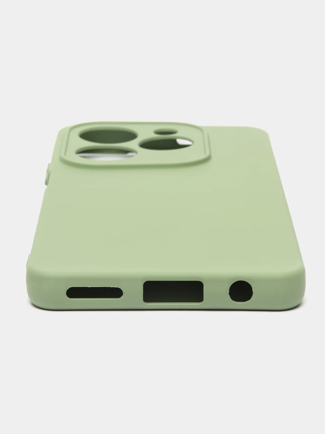 Чехол-накладка Krutoff Silicone Case для INFINIX Hot 40/ 40 Pro зелёный