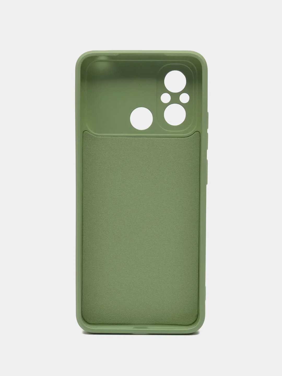 Чехол-накладка Krutoff Silicone Case для Xiaomi Redmi 12C зелёный