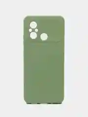 Чехол-накладка Krutoff Silicone Case для Xiaomi Redmi 12C зелёный