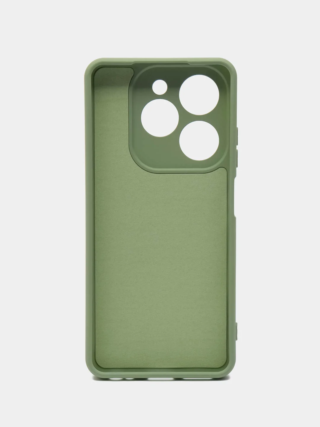 Чехол-накладка Krutoff Silicone Case для INFINIX Hot 40i зелёный