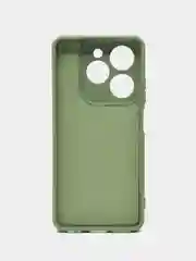 Чехол-накладка Krutoff Silicone Case для INFINIX Hot 40i зелёный