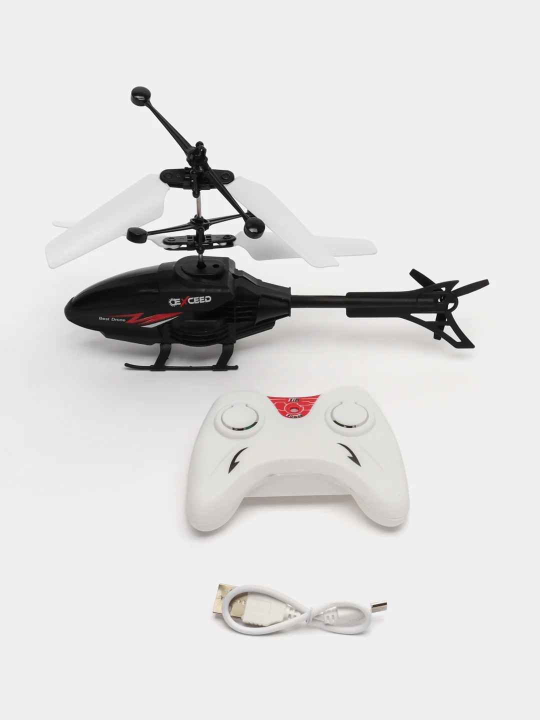 Белый индукционный вертолет Helicopter Infrared Induction  с дистанционным управлением