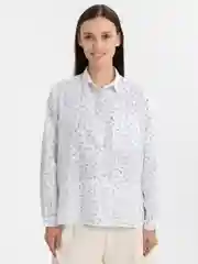 Белый хлопковые рубашки женские
