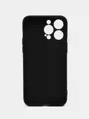 Чехол-накладка Krutoff Soft Case для iPhone 14 Pro Max черный