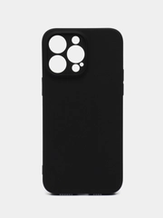 Чехол-накладка Krutoff Soft Case для iPhone 14 Pro Max черный