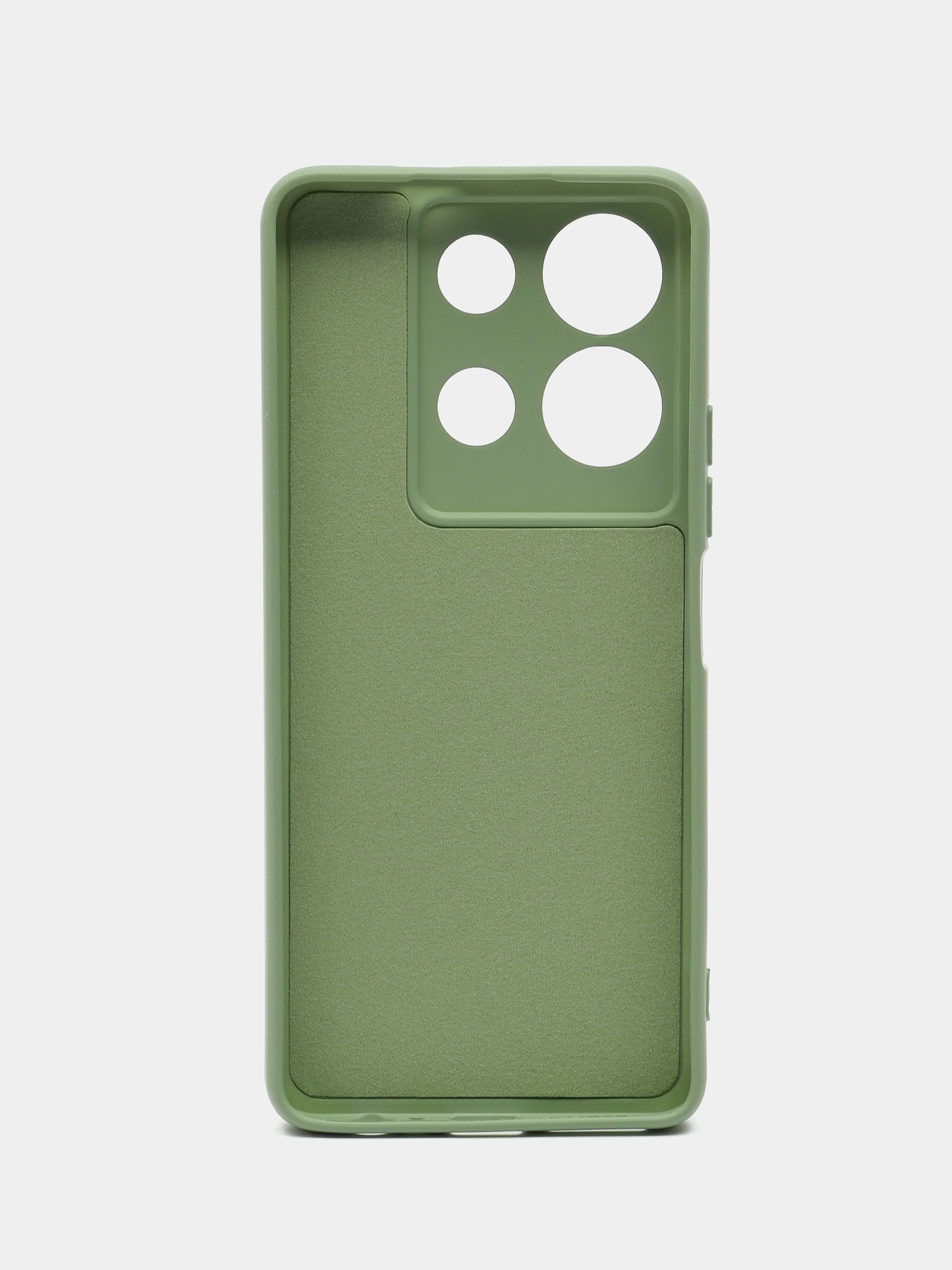 Чехол-накладка Krutoff Silicone Case для INFINIX Note 30 зелёный