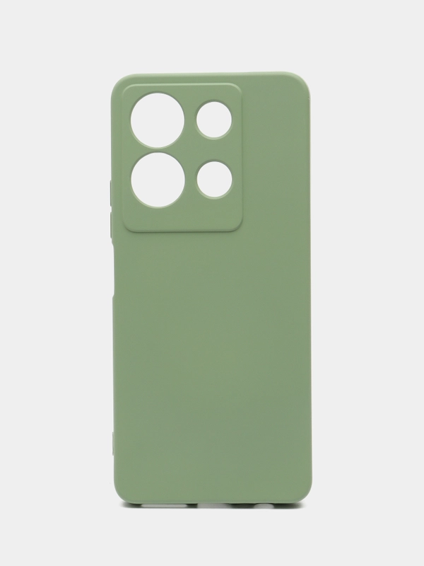 Чехол-накладка Krutoff Silicone Case для INFINIX Note 30 зелёный