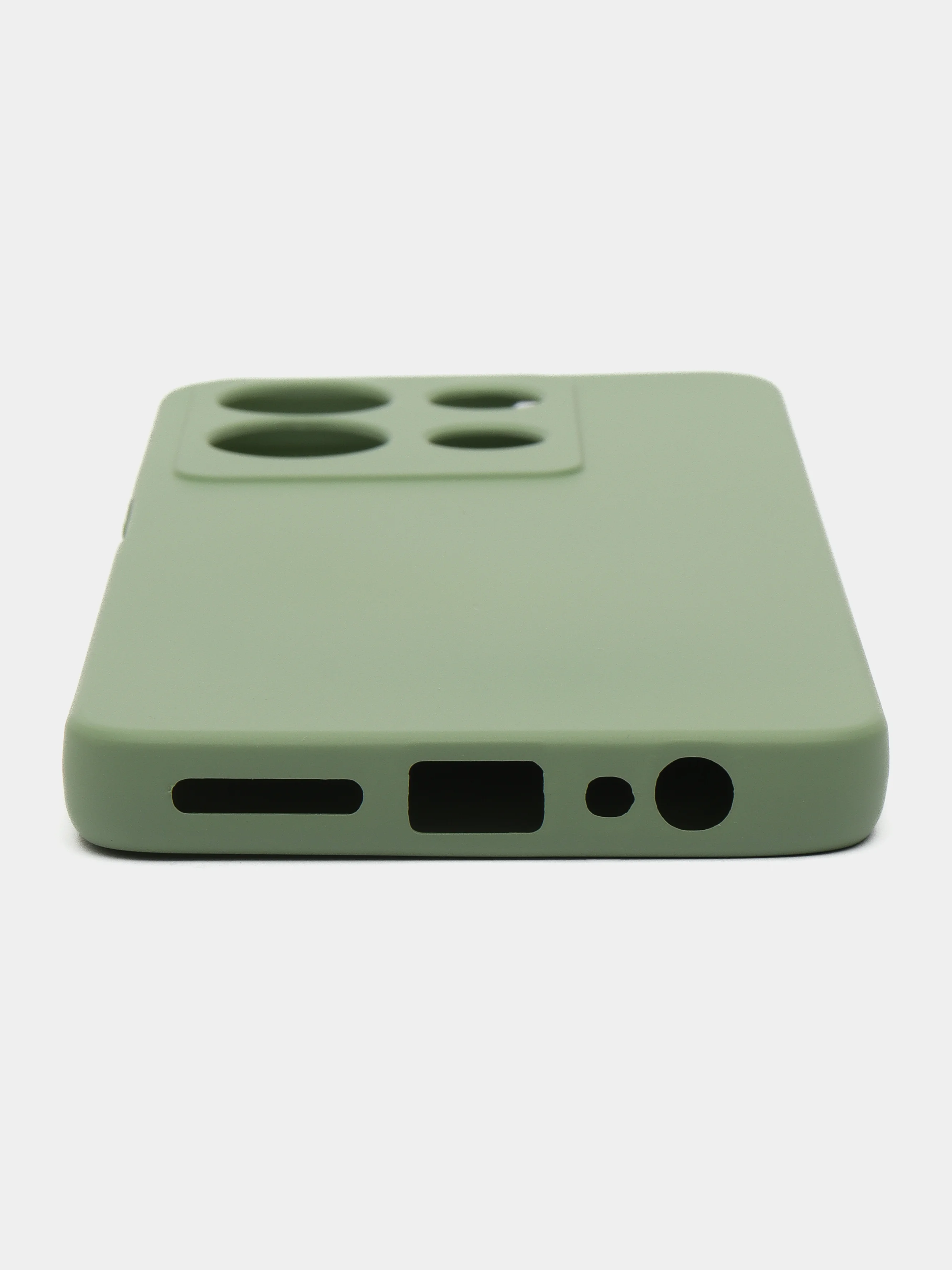 Чехол-накладка Krutoff Silicone Case для INFINIX Note 30 зелёный