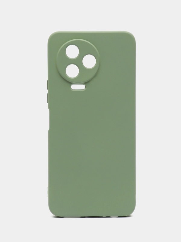 Чехол-накладка Krutoff Silicone Case для INFINIX Note 12 Pro/ Note 12 2023 зеленый