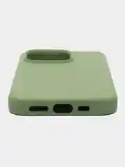 Чехол-накладка Krutoff Silicone Case для iPhone 15 Pro зелёный