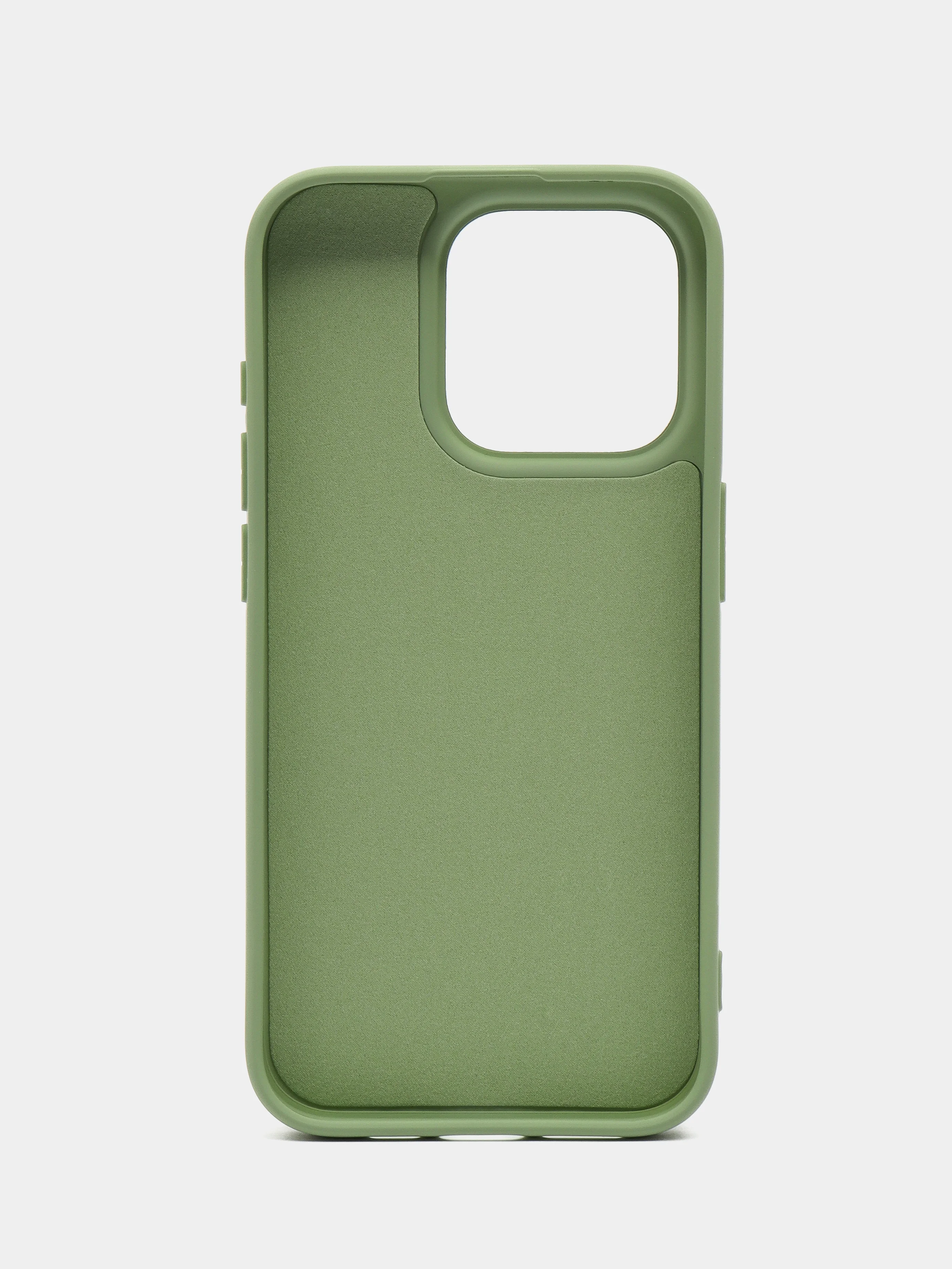 Чехол-накладка Krutoff Silicone Case для iPhone 15 Pro зелёный