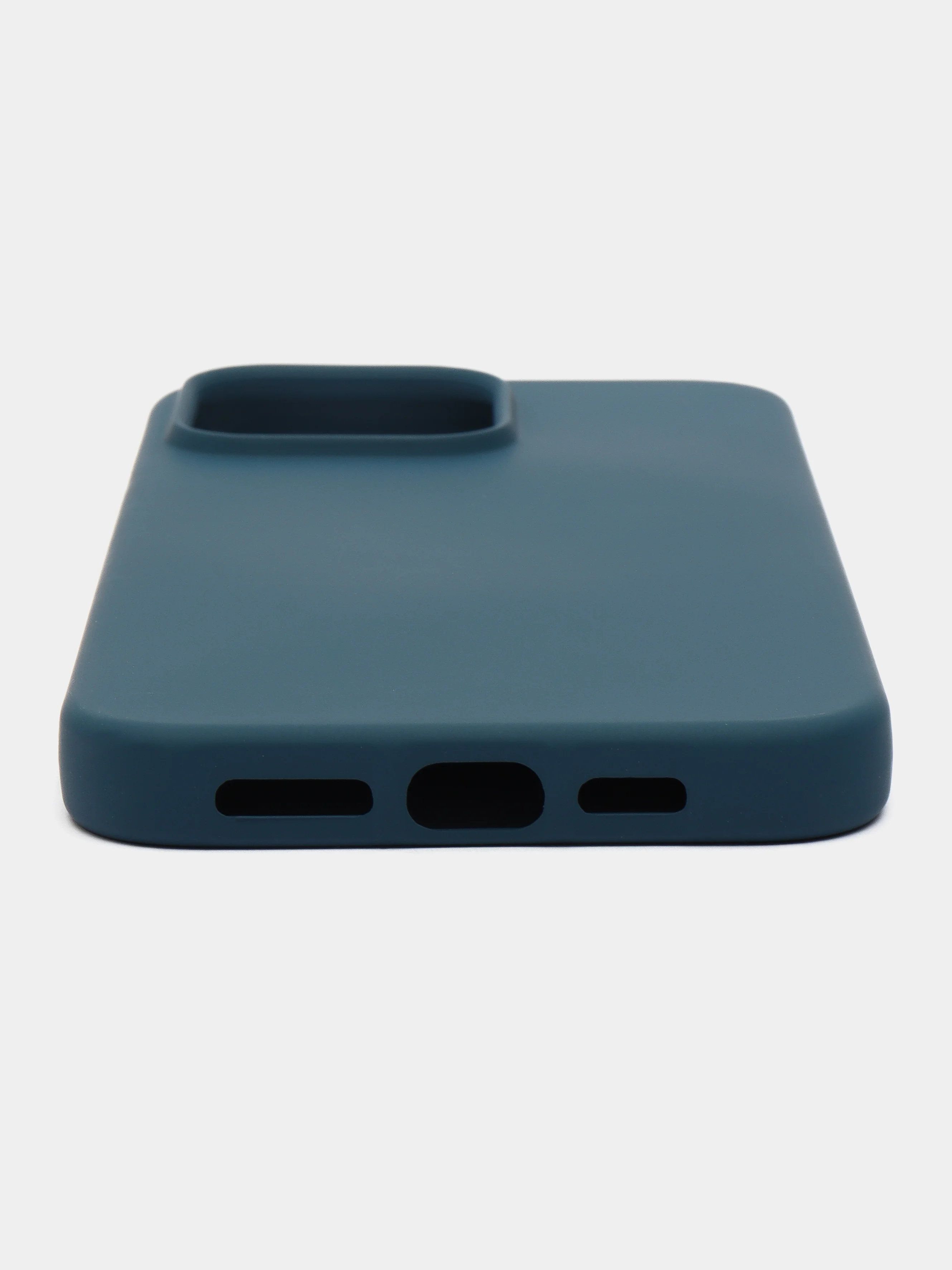 Чехол-накладка Krutoff Silicone Case для iPhone 15 Pro Max синий