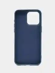 Чехол-накладка Krutoff Silicone Case для iPhone 15 Pro Max синий