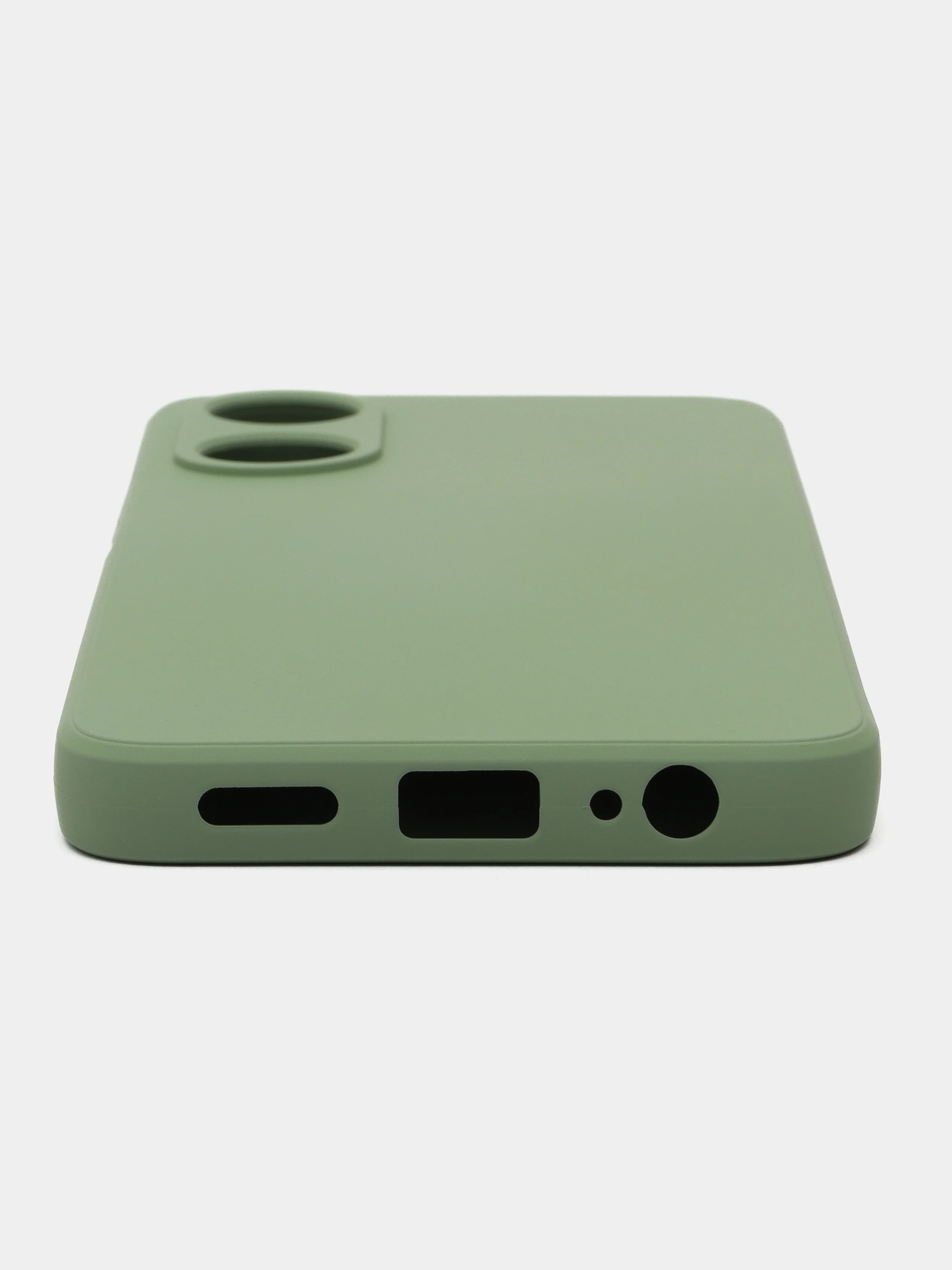 Чехол-накладка Krutoff Silicone Case для Honor X5 Plus зелёный