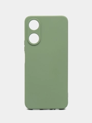 Чехол-накладка Krutoff Silicone Case для Honor X5 Plus зелёный