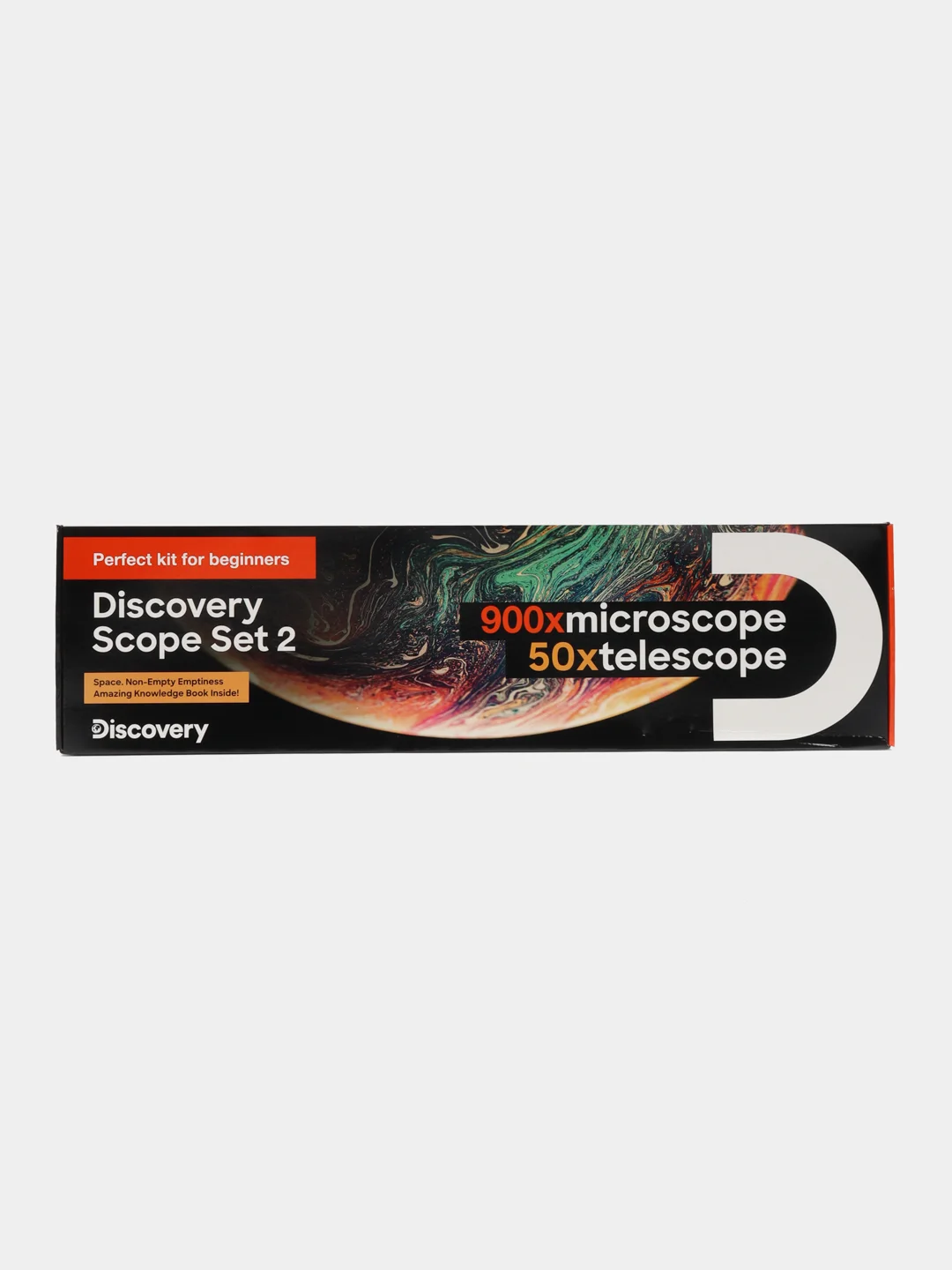 Набор Телескоп и микроскоп  Levenhuk Discovery Scope 2 с книгой для детей  с 6 лет