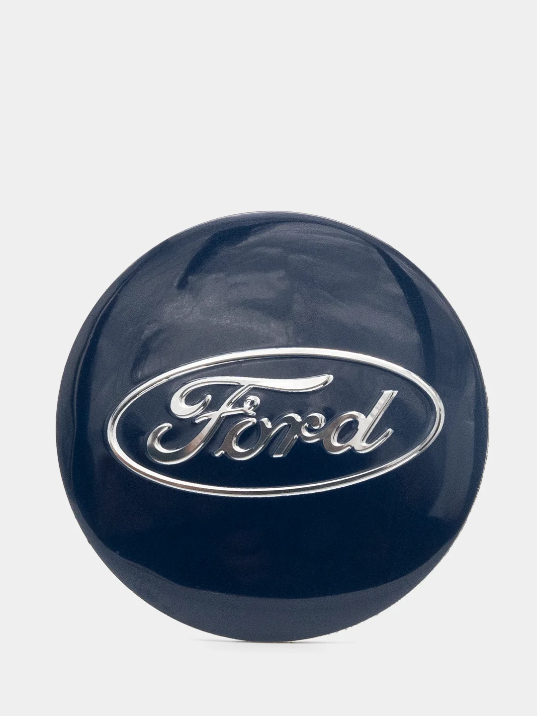 Синий меланж наклейки на диски, колпаки Ford сферические, изогнутые, Форд, 4 штуки