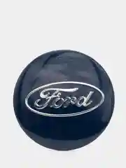 Синий меланж наклейки на диски, колпаки Ford сферические, изогнутые, Форд, 4 штуки