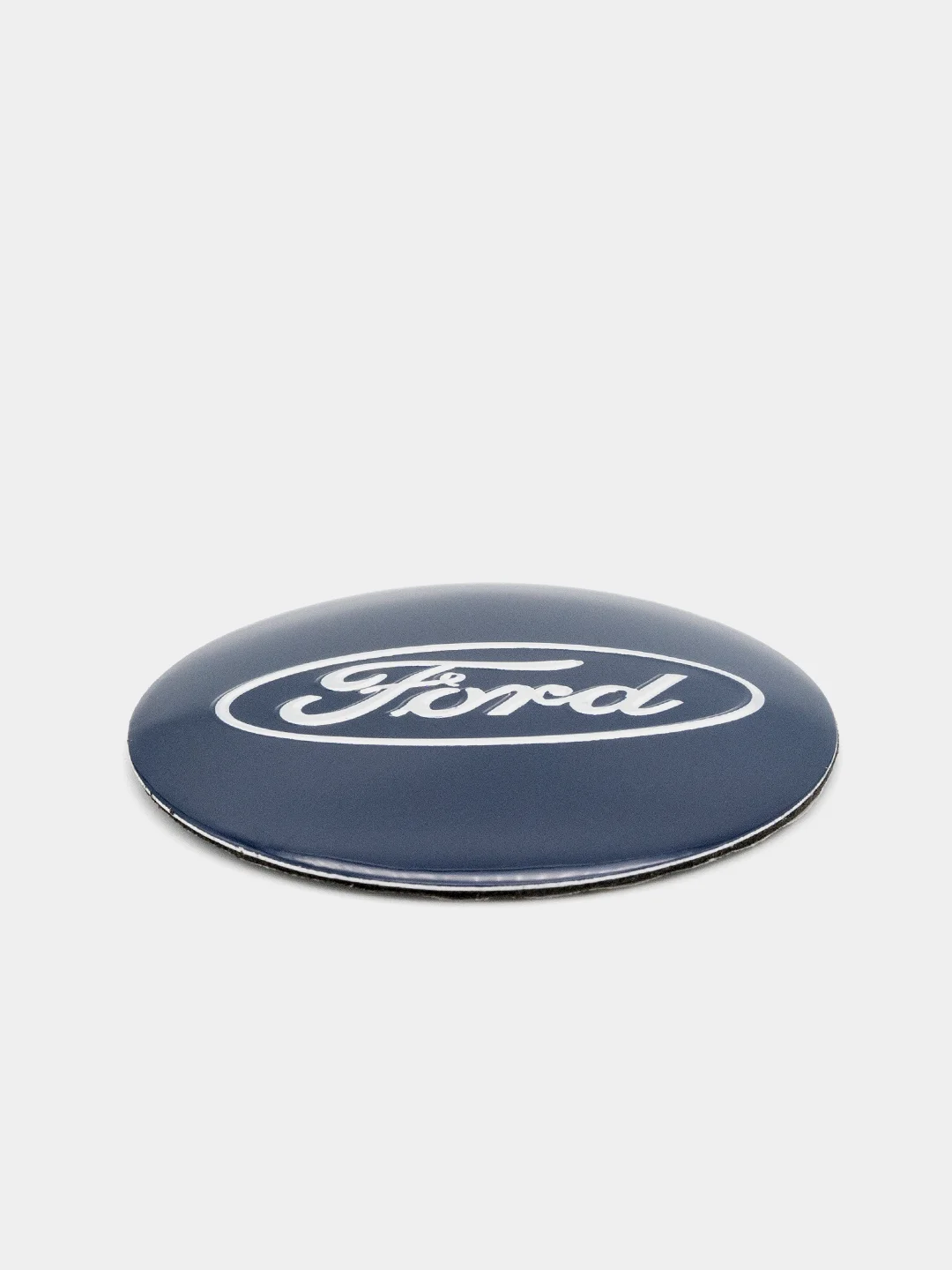 Синий меланж наклейки на диски, колпаки Ford сферические, изогнутые, Форд, 4 штуки