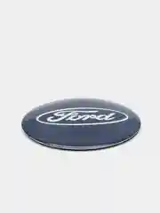 Синий меланж наклейки на диски, колпаки Ford сферические, изогнутые, Форд, 4 штуки