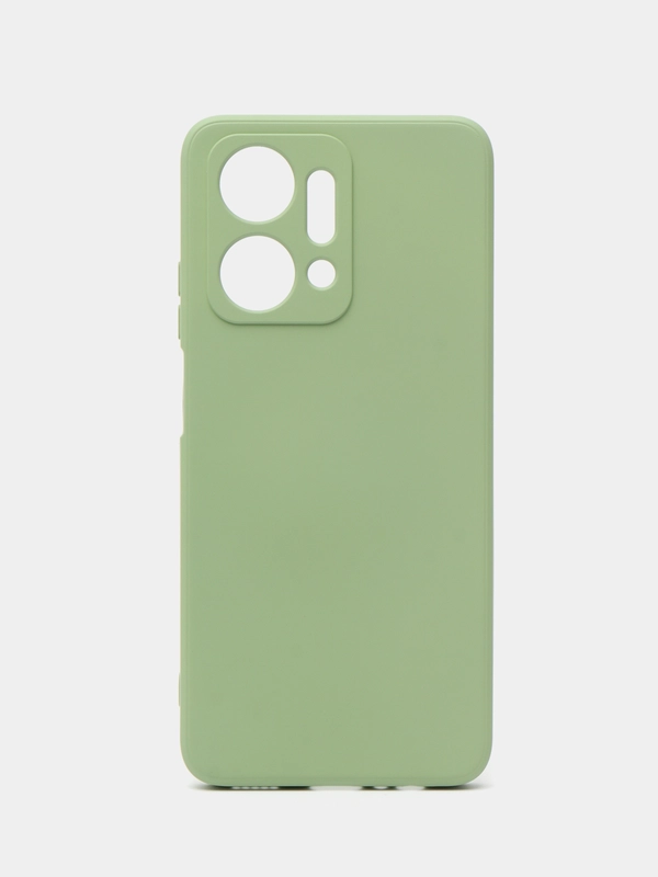 Чехол-накладка Krutoff Silicone Case для Honor X7a/ X7a Plus зелёный