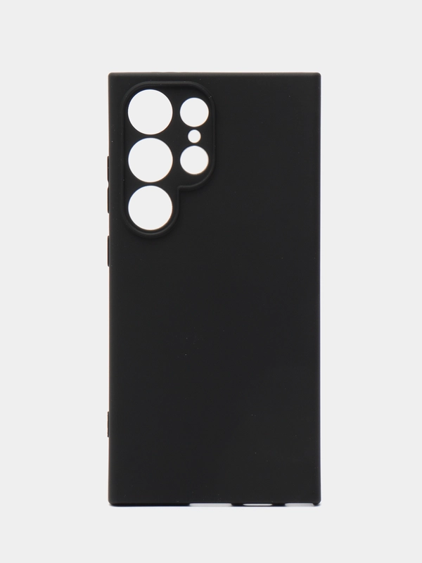 Чехол-накладка Krutoff Soft Case для Samsung Galaxy S24 Ultra черный