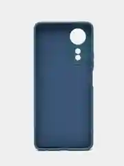 Чехол-накладка Krutoff Silicone Case для OPPO A58 4G синий