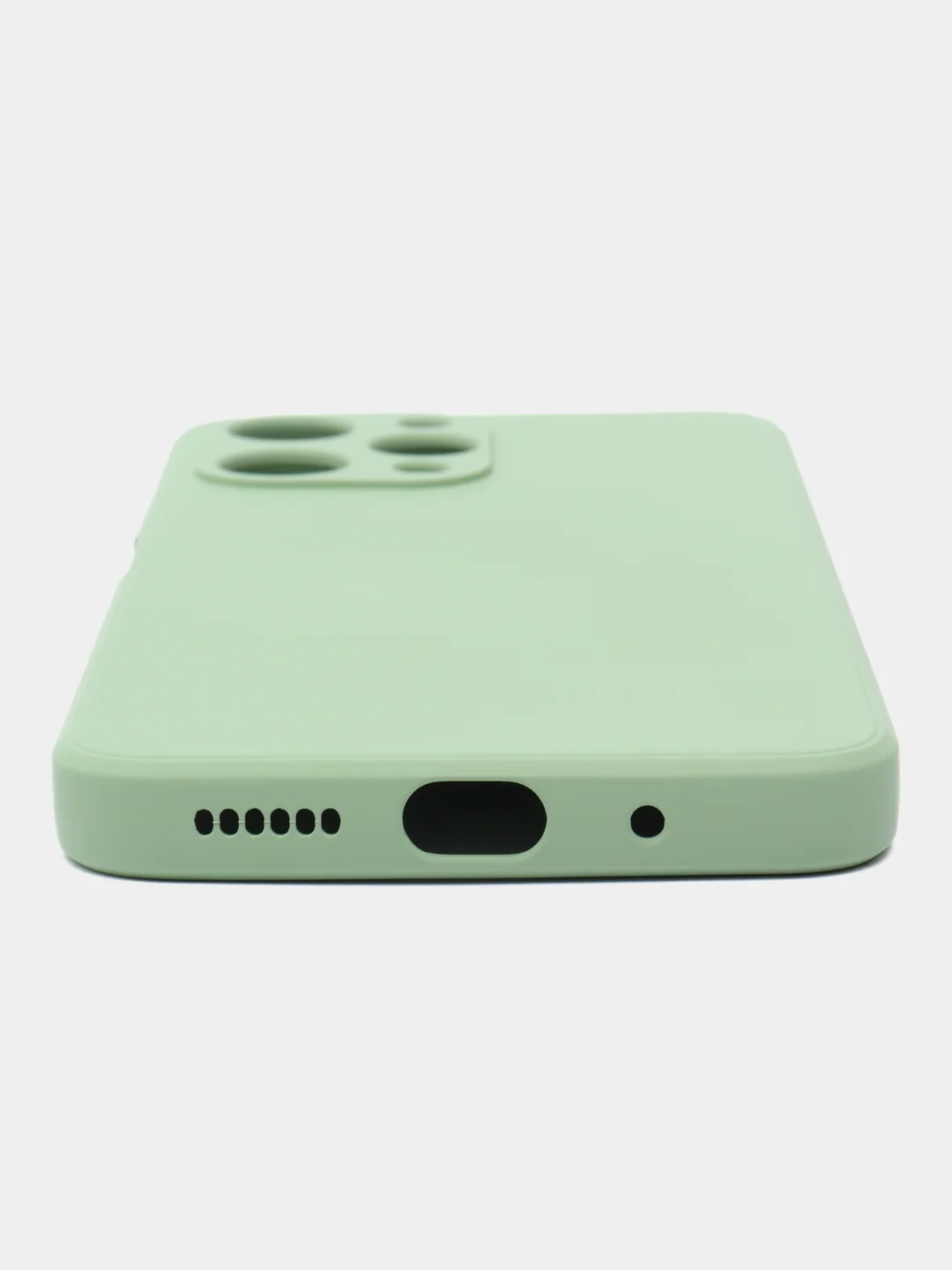 Чехол-накладка Krutoff Silicone Case для Xiaomi Redmi 12 зелёный