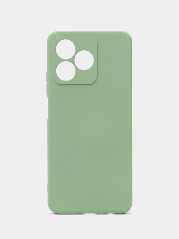Чехол-накладка Krutoff Silicone Case для Realme C51/C53/Note 50 зелёный