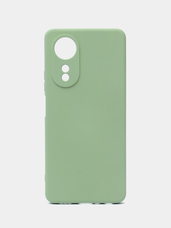 Чехол-накладка Krutoff Silicone Case для OPPO A58 4G зелёный