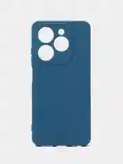 Чехол-накладка Krutoff Silicone Case для INFINIX Hot 40i синий