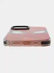 Розовый apple iPhone 15, Айфон 15 чехол матовый с обьемный с принтом для iPhone 15