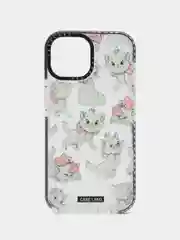 Оранжевый apple iPhone 15, Айфон 15 чехол матовый с обьемный с принтом для iPhone 15