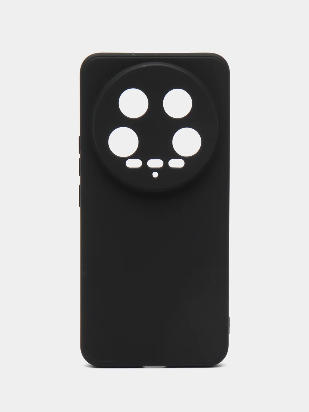 Черный чехол для Xiaomi 14 Ultra (Сяоми 14 Ультра), прозрачный