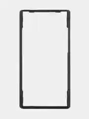 Прозрачный стекло 3D на Samsung Galaxy S22 Ultra защитное BROSCORP со шпателем и рамкой, закаленное