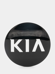 Наклейки на диски, колпаки KIA сферическая, изогнутая, 56 мм, 4 штуки