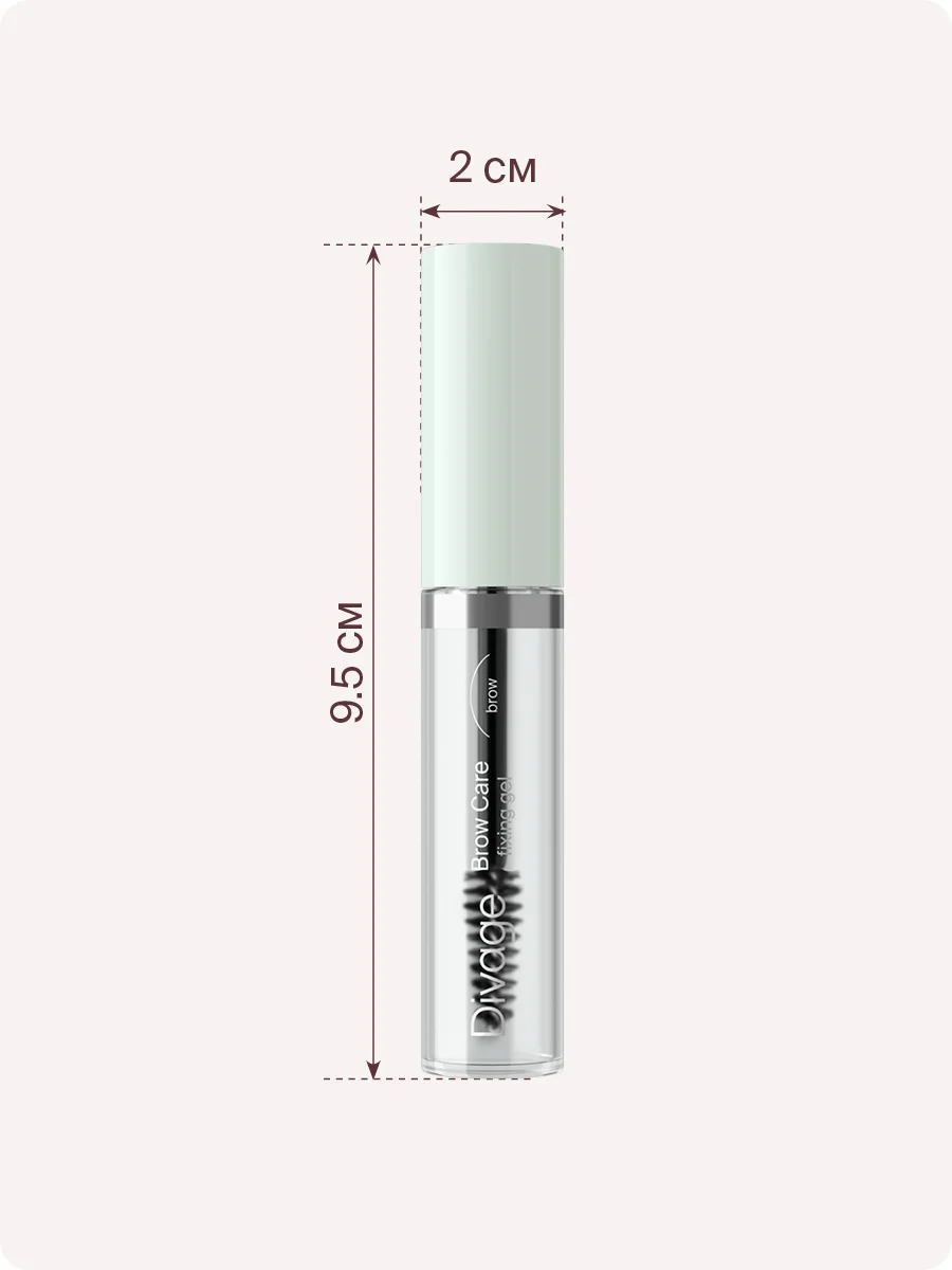 Гель Для Бровей Фиксация И Уход Divage Brow Care Fixing Gel - Тон 01