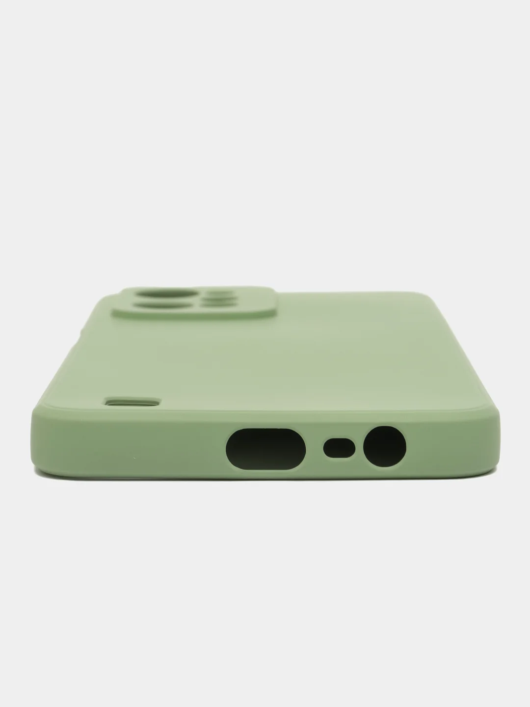 Чехол-накладка Krutoff Silicone Case для Realme C31 зелёный