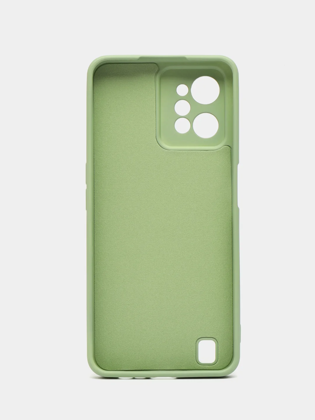 Чехол-накладка Krutoff Silicone Case для Realme C31 зелёный