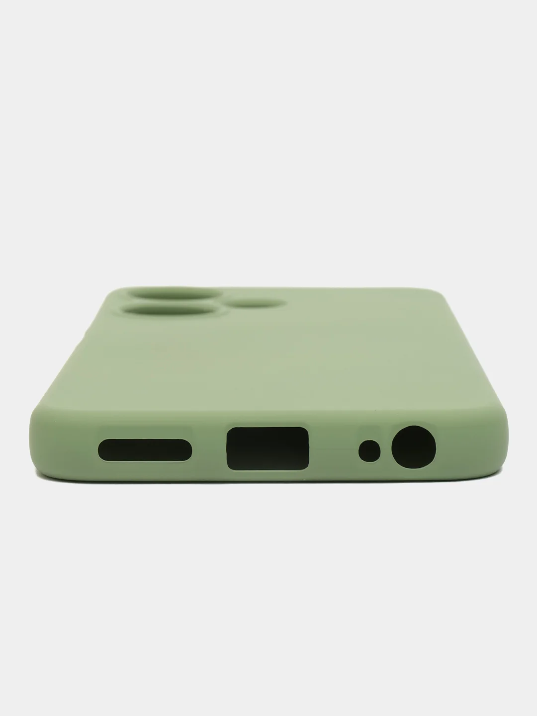 Чехол-накладка Krutoff Silicone Case для INFINIX Hot 30i зелёный